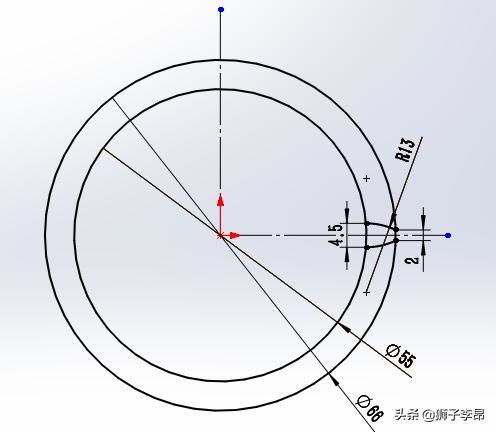 角度阵列 solidworks2018 齿轮图形阵列练习